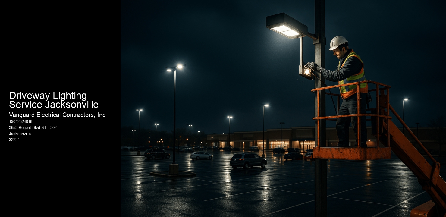 Driveway Lighting Service Jacksonville