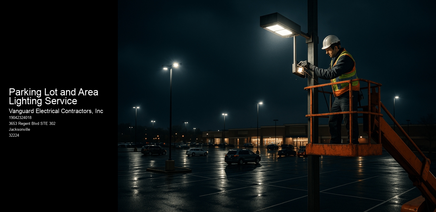 Parking Lot and Area Lighting Service