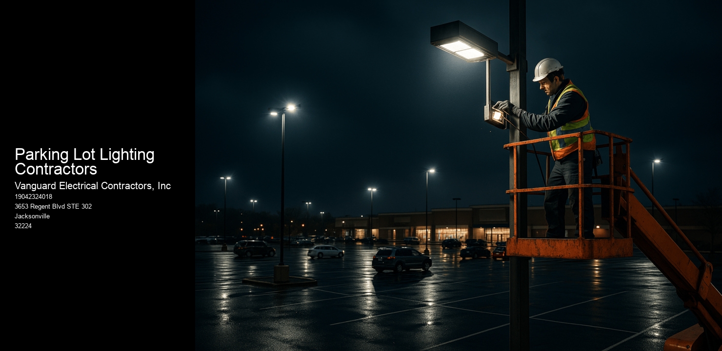 Parking Lot Lighting Contractors