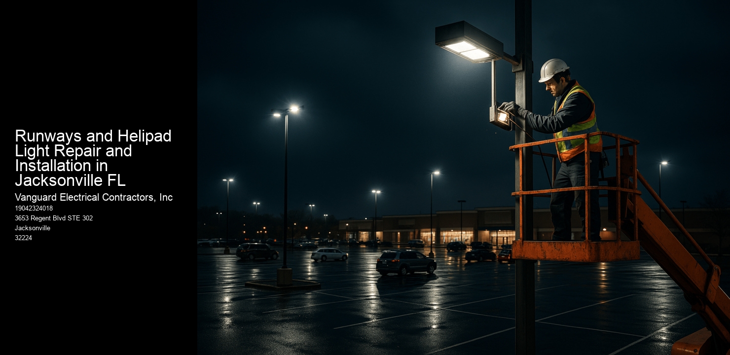 Runways and Helipad Light Repair and Installation in Jacksonville FL